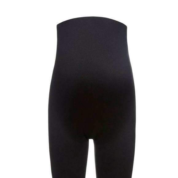 BumpSuit The Maternity Biker Shorts Chocolate Brown XL - Picture 2 of 3